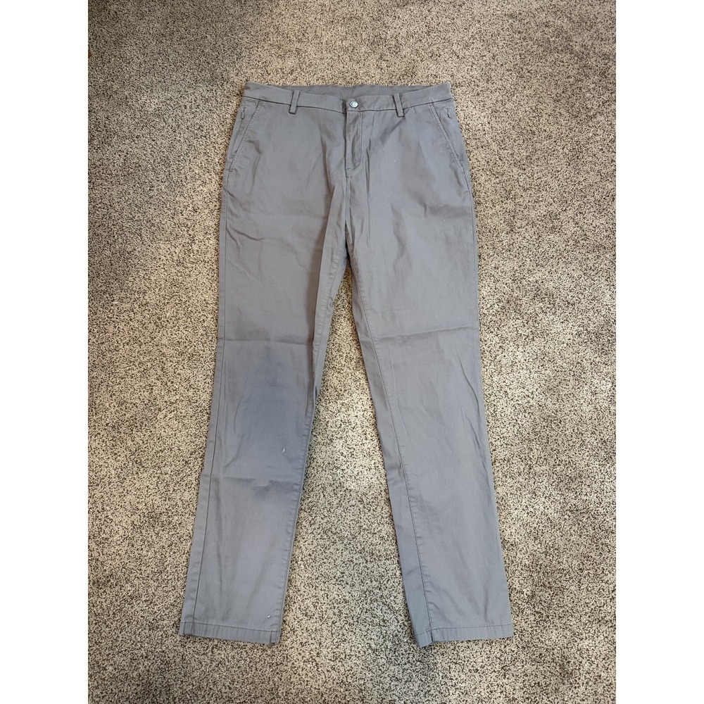 Bird Dogs Boom For Your Boomstick Stretch Gray Khakis Lined Pants Men's Sz 36x34
